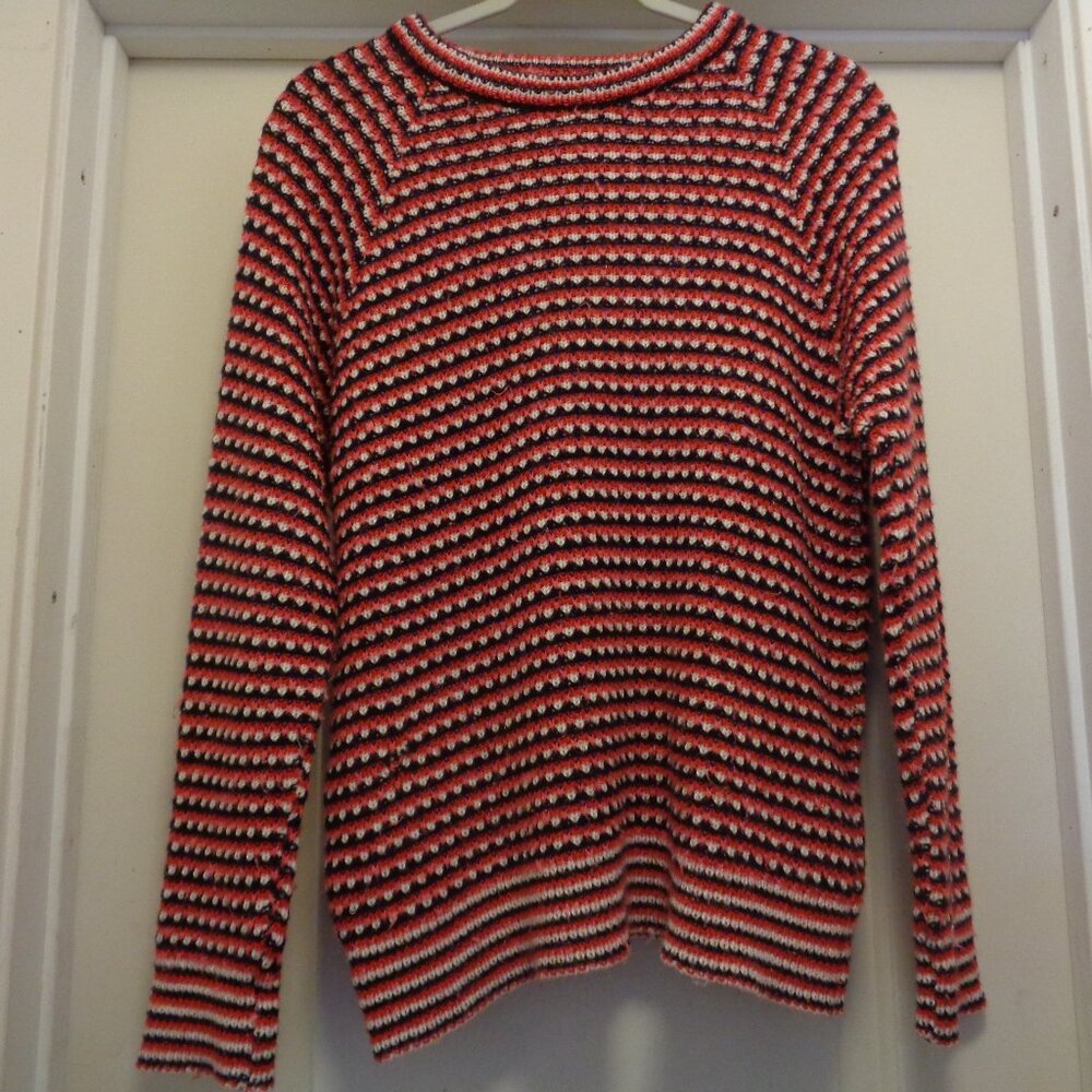 RETRO VINTAGE SCANDINAVIAN WOOLY MENS SWEATER M